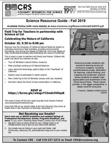 Fall 2019 Resource Guide